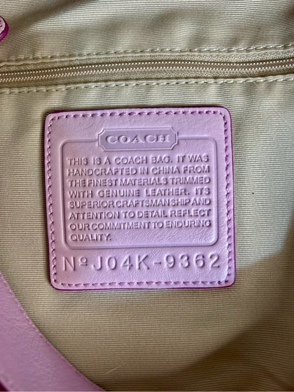 Coach Vintage Soho East West Convertible Bag 9362 and Coach Scarf - Picture 5 of 10
